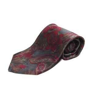 Vintage Bill Blass Silk Floral & Paisley Print Tie 4" x 55"